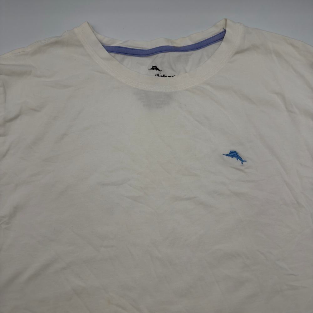 Tommy Bahama Mens Size‎ Large White Crew Neck T-Shirt